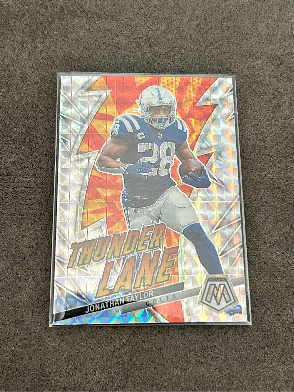 2023 Mosaic Thunder Lane SILVER PRIZM Jonathan Taylor